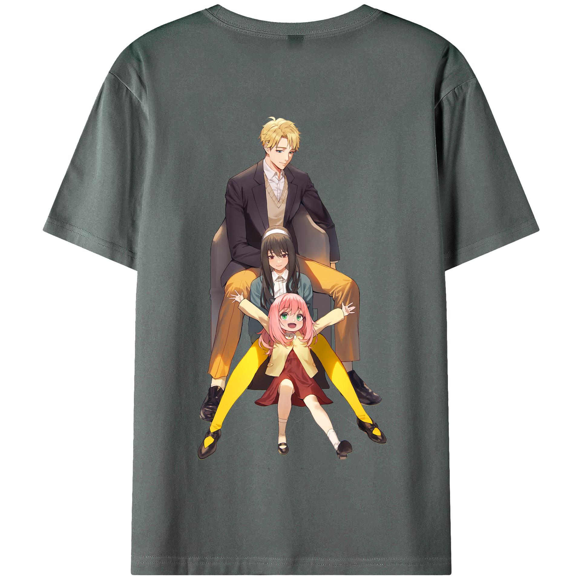 SPY×FAMILY间谍家家酒 綿100％半袖Tシャツ（背面プリント）